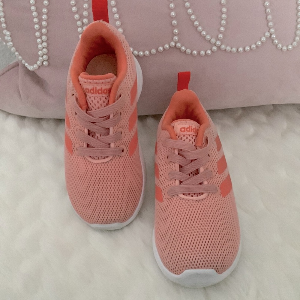 Toddler Girls Peach Adidas Sneaker